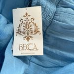 Becca Copy /  Gauzy Smocked Waist Pants, Swim coverup, Coastline, Medium, NWT Photo 8