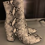 Steve Madden Snakeskin Pointy Toe Bootie Photo 0