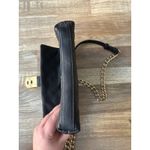 Jaeger  London Black Quilted Leather Shoulder Bag Kate Middleton Quiet Luxury Photo 6