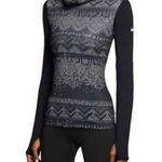 Nike Pro Hyperwarm Nordic Infinity Athletic Top Womens M Purple Funnel Neck Photo 1