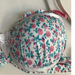 Massam Size Medium Floral Padded Underwire Bra. Made in Brazil. New with Tags White Photo 1