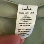 Lulus  Sage Green Lined Flowy Lightweight Elastic Waist Pockets SZ XL #2001 Photo 11