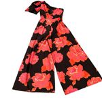 ASOS bold floral structured jumpsuit Photo 2