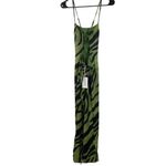 RUNAWAY THE LABEL NWT Lace Up Back Sol Midi Slip Dress Meiko Print Size XS Photo 6