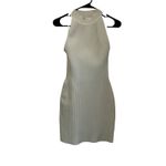 Aritzia Babaton  Sculpt Knit Halter Bodycon Mini Dress Womens S Photo 1