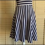 Derek Heart  Chic Striped Navy and White Dress Photo 5