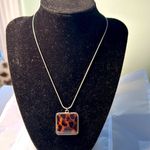 Oasis Y2K  leopard print pendant and chain Photo 0