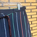 Banana Republic Navy Belted Stripe Shorts Size 10 Photo 3