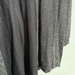 Avenue Black Glitter Glam Open Front Cardigan Sweater - 22/24 - Womens Plus Size Photo 3