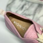 Vionic Shoes Woman's 7 Pink Canvas Lace Up Sunny Pisces Arch Support Comfort Photo 6