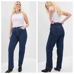 Gap  Button Fly High Rise Cheeky Straight Jeans Size 16 R Photo 1
