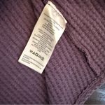 Free People  We The Free Coraline Thermal‎ Waffle Knit Top Chocolate Photo 5