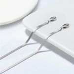 Boutique Silver‎ Anklet, Ankle Snake Chain Anklet | 925 Sterling Silver Photo 12