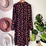 Ann Taylor floral button down shirt dress SIZE XL STYLE #575861 pumpkin patch Photo 3