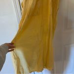 Free People  Gracie Skirtall Size M in Golden Haze Yellow Photo 6