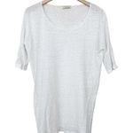 Stark X White 100% Linen Dolman Sleeve Shirt Sz S Photo 0