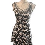 5th & Love 5 & Love Black and White Floral Dress Small Photo 4