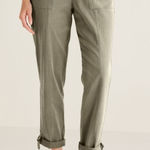 Soft Surroundings  Medina Roll Tab Crop Pants size S Photo 0