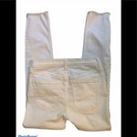 Free People Button Front White Skinny Jeans, Sz 26 Photo 4