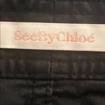 See By Chloe  Jupe Skirt A-Line Braided Belt Denim Skirt 38 Medium Photo 5