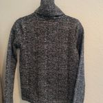 J.Crew Mercantile Black And White Turtleneck Sweater Photo 2
