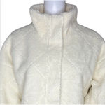 Universal Threads Universal Thread Shirt Womens Large Ivory Fleece Sweatshirt Neutral Minimalist Photo 5