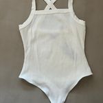 Lulus NWT  cream ribbed body Suit Photo 0