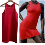 Aritzia TNA Kaplan Racerback Seamless Body Hugging Stretchy Mini Dress Medium Photo 1