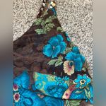 Euro 100% Silk Flowy Top Size M Photo 2