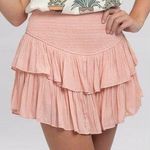 Mustard Seed Peach Coral Skirt Photo 1