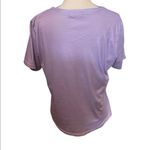 SheIn  purple butterfly novelty print lilac t-shirt size large. Photo 2