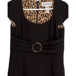 Jessica Howard Black Dress Womens Size 8 Cap Sleeve Lined Scoop Neck Zip Vent Photo 4