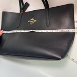 Coach  Avenue Tote Black Red Leather Shoulder Bag F31535 City Dark Academia Goth Photo 8