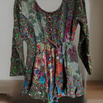 Sacred Threads Vintage Y2K Women S / M Cord BabyDoll Top Dress Fairy‎ Grunge  Photo 0