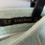 ZARA  Basic cotton/viscose aqua blue skirt in xs. Photo 1