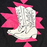 Western Graphic Tee 2X Plus |β Black Pink Cowboy Shirt | Rowdy Crowd Boutique Photo 1