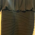 B Darlin Black mini dress sheet 3/4 length sleeves Photo 1