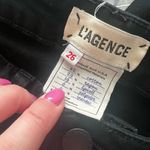 L'Agence Margot Velvet Stripe Jean in Noir High Rise Skinny Fit Womens Size 26 Photo 3