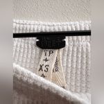 We The Free  FREE People Blossom Thermal Top oversized waffle knit long sleeve XS Photo 8