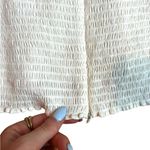 Reformation  blouse Cashew top in Gossamer Off White Sweetheart Neckline Size XL Photo 12