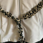 Beaded Belt‎ Black/White Photo 5