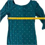 Forever 21 Long Sleeve Mini Bodycon Dress S Rhinestone Studs Glam Holiday Party Photo 7