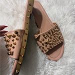 Cape Robbin  Studded Nude Slide Sandals Photo 3