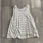 Urban Outfitters Size Medium White Flowy Striped Tank Top. Photo 4