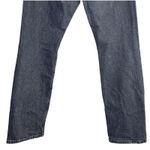 ZARA Distressed Straight Full Length Leg High Rise Stretch Jean 10 Washed Gray Photo 5