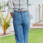 Free People Kendra Denim Jumpsuit XS Photo 2