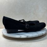 Munro American Whitney Black Suede Leather Mary Jane Block Heel Dress Shoes 8.5M Size 5 Photo 10