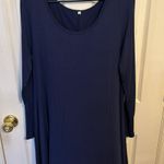Amazon Navy Blue Shift Dress Photo 0