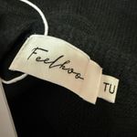 NEW Feelhoo Black White Bow Tie Back Long Sleeve Pullover Sweater Top One Size Size undefined Photo 3