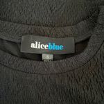 Alice Blue NEW Black Lace Sheer Long Sleeve Witchy Blouse Top Small Whimsygoth Halloween Photo 4